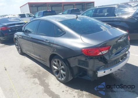 2015 Chrysler 200 S из США, поврежденный, VIN 1C3CCCBG4FN516779